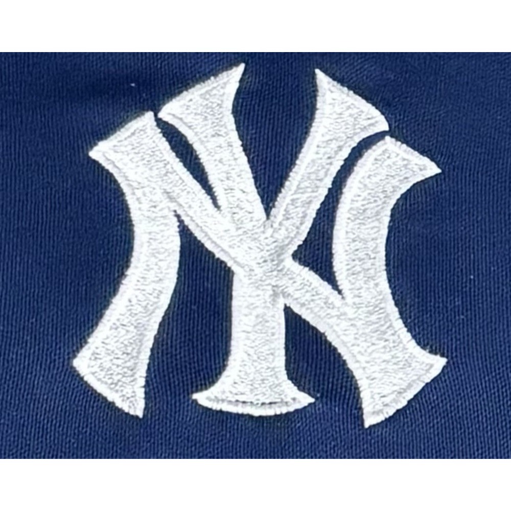 Antigua NY Yankees XL Men's Blue White Short Sleeves‎ Polo Style Pullover Shirt